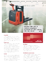 Apiladores doble palet de conductor acompa�ante L12L, L14L, L12L HP Serie 133