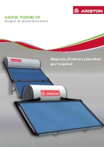 Sistema de circulacin natural para produccin de ACS Kairos Thermo HF