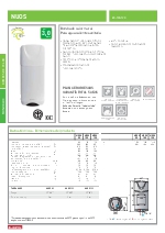 Bomba de calor mural Nuos 80 - 100 - 120