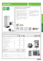 Bomba de calor mural sistema partido Nuos Split 80 - 110
