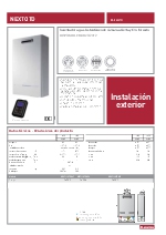 Calentador a gas instantneo de cmara abierta Next OTD