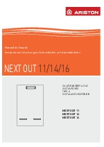 Calentador a gas instantneo de cmara abierta Next OTD