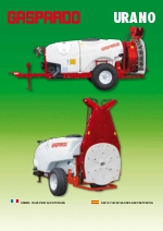 Pulverizadores arrastrados Urano_Gaspardo