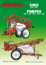 Pulverizadores arrastrados Sirio y Pompeo_Gaspardo