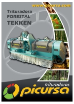 Trituradora Forestal Tekken Martillo Fijo