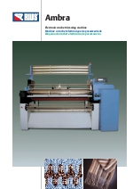 Mquina de crochet electrnica de pasamanera para la produccin de cortinas, tapicera, y colchas, modelo AMBRA