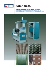 Mquina de tejido de punto para la produccin de malla plana para aplicaciones agro-textiles. BAG-120-TA