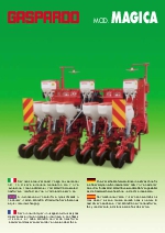 Sembradora precision gaspardo modular magica