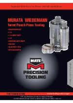 Utillaje para punzonadoras Murata - Wiedemann