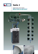 Mquina de tejido de punto circular de alta velocidad para la produccin de tejidos tubulares de simple jersey, rgidos o elsticos. SERIE-J
