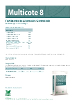 Fertilizante de liberacin controlada Multicote 8