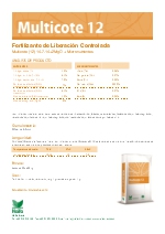 Fertilizante de liberacin controlada Multicote 12