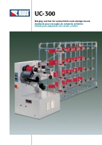 Urdidor para plegadores de cintera y orillos. UC-300