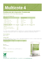 Fertilizante de liberacin controlada Multicote 4 15-15-15 con Micronutrientes