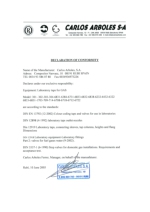 Declaracin conformidad grifera gas