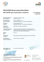 Certificados gas organismo DVGW