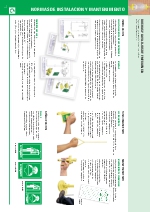 Instrucciones duchas y lavaojos de emergencia