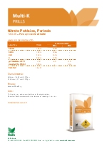 Multi-K Prills: Nitrato potsico granulado