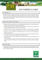 Multigreen Classic: Fertilizantes de liberacin controlada