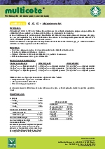 Multicote (4) 15-15-15 + ME: Fertilizantes de liberacin controlada