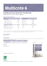 Multicote (6) 14-7-24 + ME: Fertilizantes de liberacin controlada