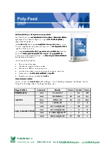 Poly-Feed Drip: Fertilizante NPK para nutrigacin en campo abierto