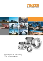 Accesorios de rodamentos esfricos: manguitos (EN)