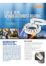 Rodamientos esfricos axiales de gran dimetro (EN)