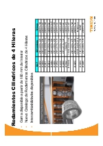 Rodamientos cilndricos de 4 hileras