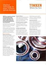 Rodamientos de bolas de contacto angular de precisin proteccin WearEver (EN)