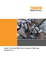 Rodamientos de bolas de soporte para husillos (EN)