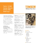 Rodamientos de bolas para motor elctrico (EN)