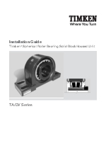 Rodamientos de rodillos esfricos, serie TADV (EN)