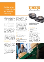 Rodamiento de bolas para el sector de logstica (EN)