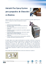 Grageadora de chocolate por spray