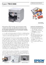 Impresora a color de etiquetas Epson TM-C3400
