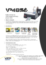Impresora a color para etiquetas VIP485e