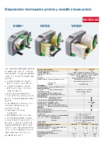 Dispensadores de etiquetas VS180 y VS180+