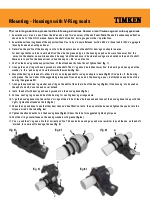 Soportes con obturaciones de anillo V (EN)