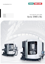 Centro de mecanizado universal de 5 ejes, serie DMU evo