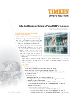 Rodamientos esfricos para el sector del papel (EN)