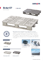 Palet de plstico Endur E7