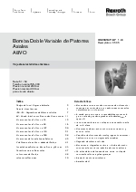 Bomba doble variable de pistones axiales A8VO