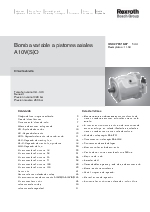 Bomba variable a pistones axiales A10V(S)O