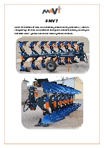 Arados fuera de surco Serie FMV7 de Mavi