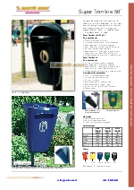 Papeleras Super Trimline 50