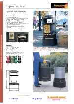 Papelera urbana Topsy Jubilee