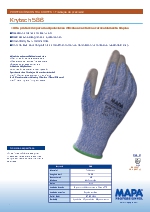 Guantes para proteccin de cortes Krytech 586