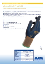 Guantes para mantenimientos Ultrane Grip & Proof 500