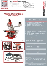 Fresadora holzmann BF 1000 D DRO